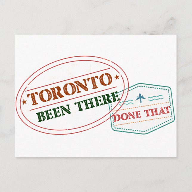 Toronto Been there done that Postcard (Front)