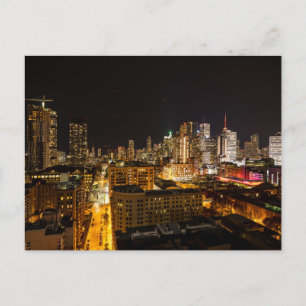 Toronto bei Nacht Postkarte Postcard