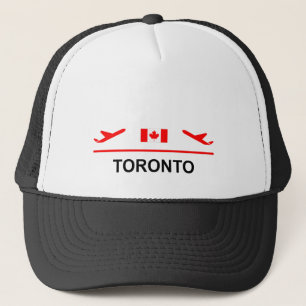 Toronto Canada Airport Plane Light-Colour Trucker Hat