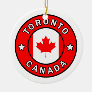 Toronto Canada Ceramic Tree Decoration