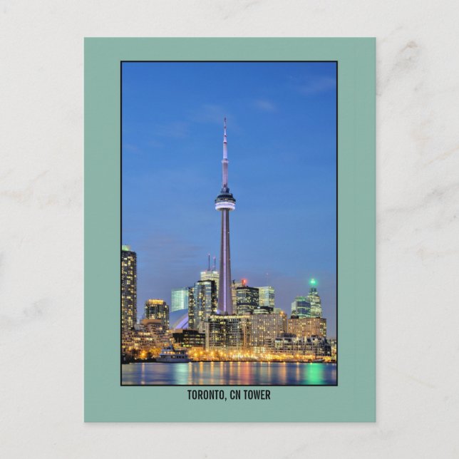 Toronto, Canada CN Tower photo Postcard (Front)