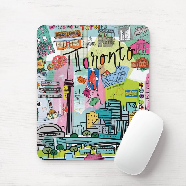 Toronto, Canada Mouse Pad (With Mouse)
