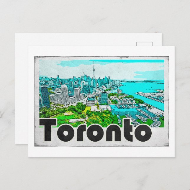 Toronto Canada Postcard (Front/Back)