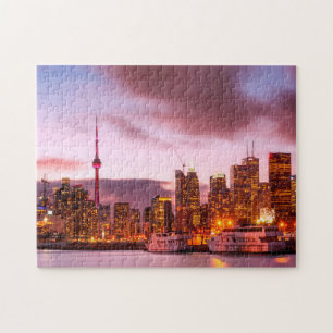Toronto Canada  skyline cityscape. Jigsaw Puzzle