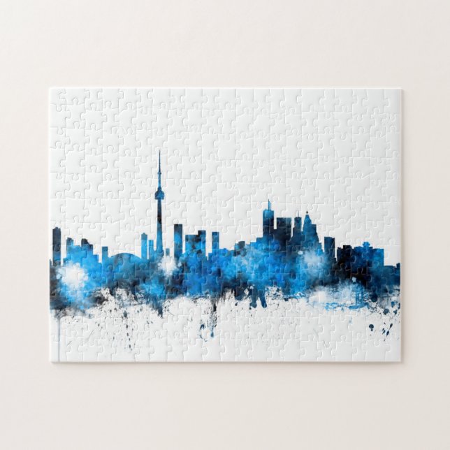 Toronto Canada Skyline Jigsaw Puzzle (Horizontal)