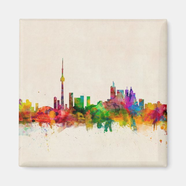 Toronto Canada Skyline Magnet (Front)