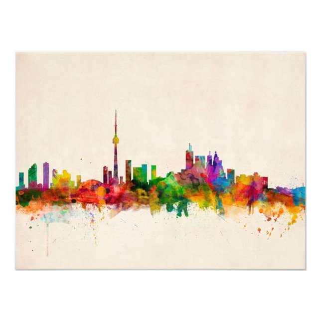 Toronto Canada Skyline Photo Print (Front)