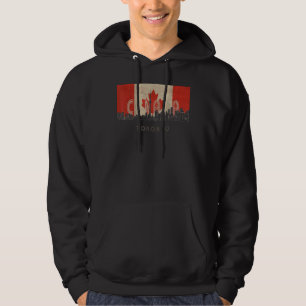 toronto canada Skyline Vacation Souvenir city flag Hoodie