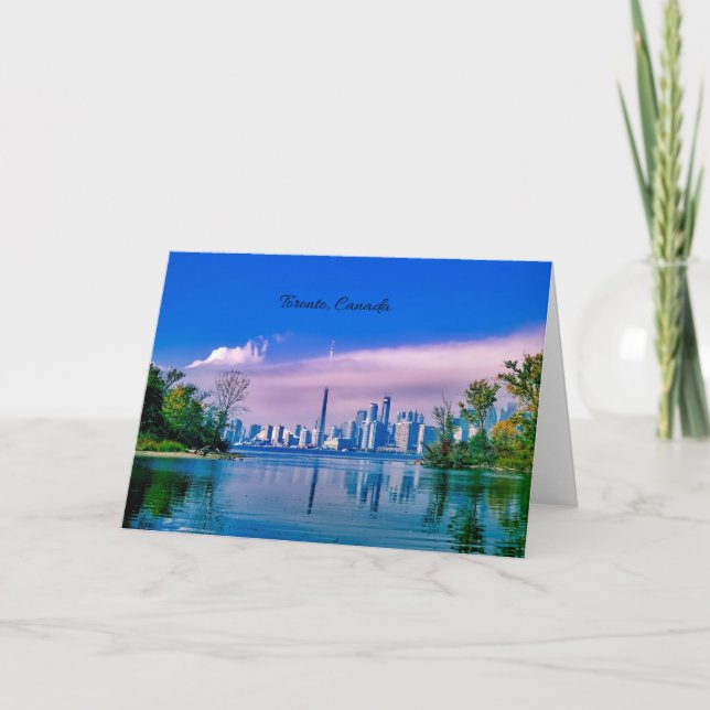 Toronto, Canada Skyline View Card (Front)