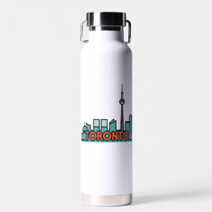 Toronto Canada Skyline Water Bottle