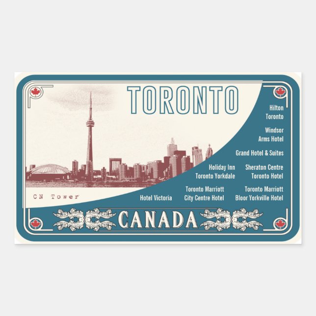 Toronto Canada sticker (Front)
