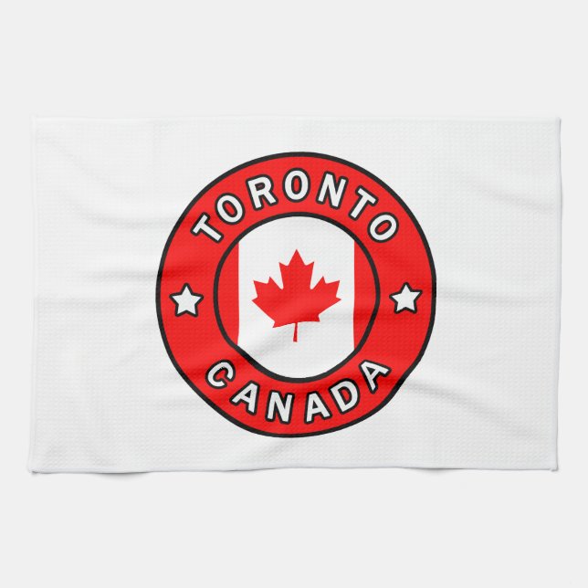 Toronto Canada Tea Towel (Horizontal)