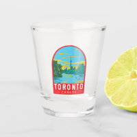 Toronto Canada Travel Art Vintage