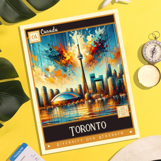 Toronto, Canada | Vintage Painting Postcard (Creator Uploaded)