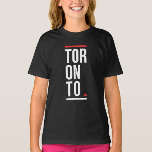 Toronto Canadian CIty logo design T-Shirt