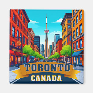 🍁 Toronto City Travel Keepsake Magnet