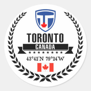 Toronto Classic Round Sticker