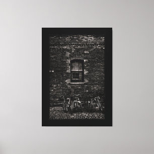 Toronto Distillery District Windows 5 with Border Canvas Print