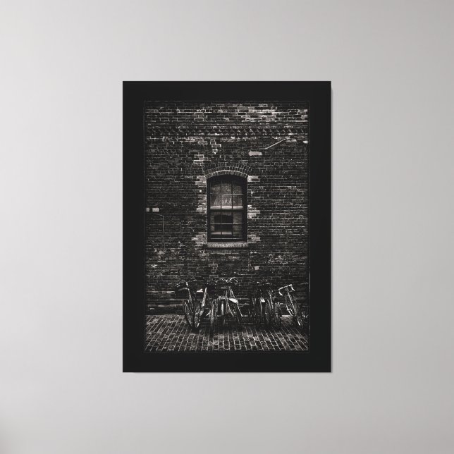 Toronto Distillery District Windows 5 with Border Canvas Print (Front)