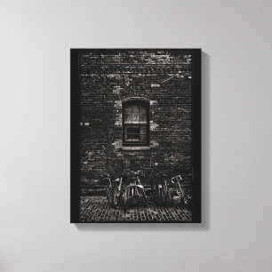 Toronto Distillery District Windows 5 with Border Canvas Print