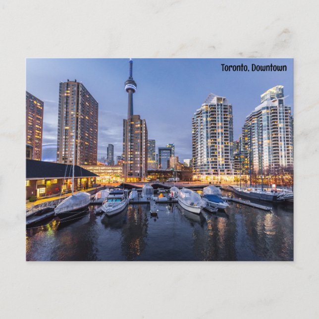 Toronto, Downtown Postcard (Front)