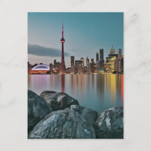 Toronto Downtown , toronto downtown at night Postcard