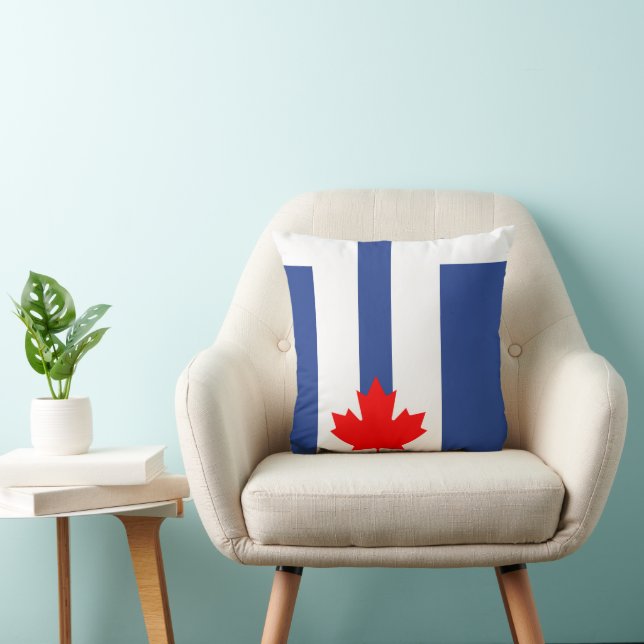 Toronto FLag on MoJo Pillow (Chair)