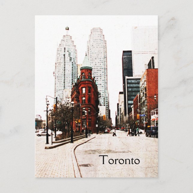 Toronto, Flat Iron building Postcard (Front)