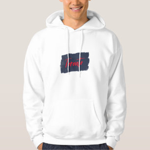 Toronto Handwritten Red Typography Hoodie