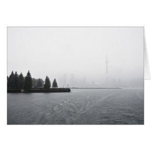Toronto Harbour Skyline in the Rain