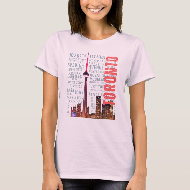 Toronto Iconic Landmarks T-Shirt (Front)