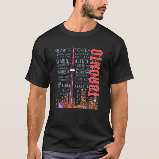 Toronto Iconic Landmarks T-Shirt (Front)