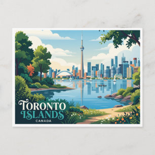 Toronto Islands Canada Postcard