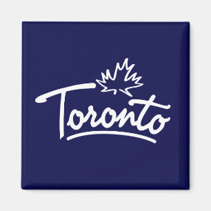 Toronto Leaf Script Magnet