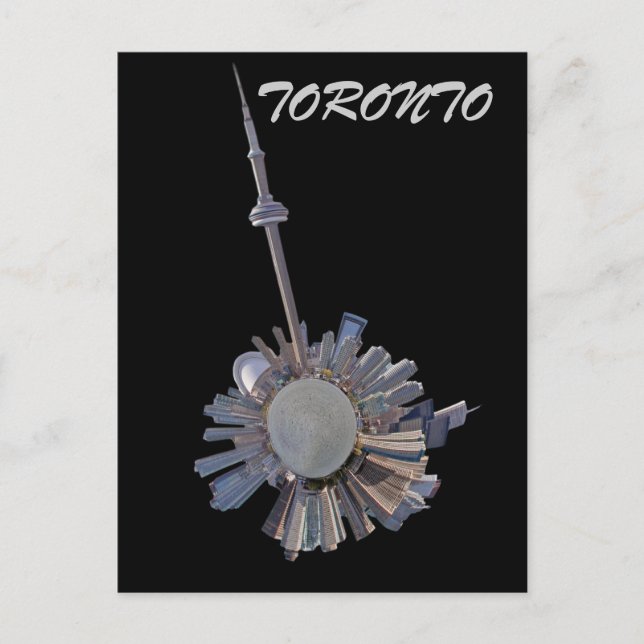 TORONTO MINI PLANET POSTCARD (Front)