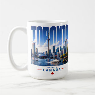 🍁 Toronto Modern Skyline City Style 🍁 Coffee Mug