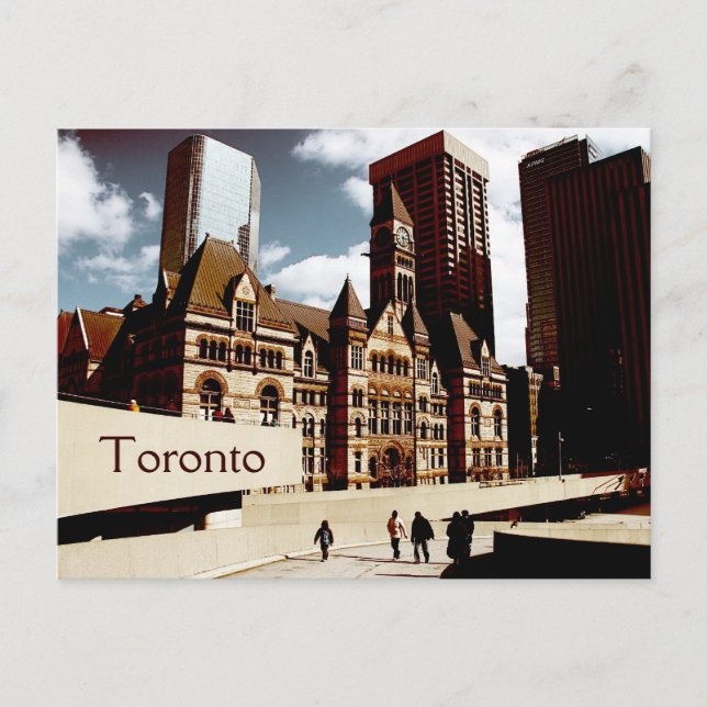 Toronto, old city hall postcard (Front)