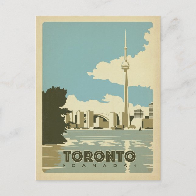 Toronto, Ontario Postcard (Front)