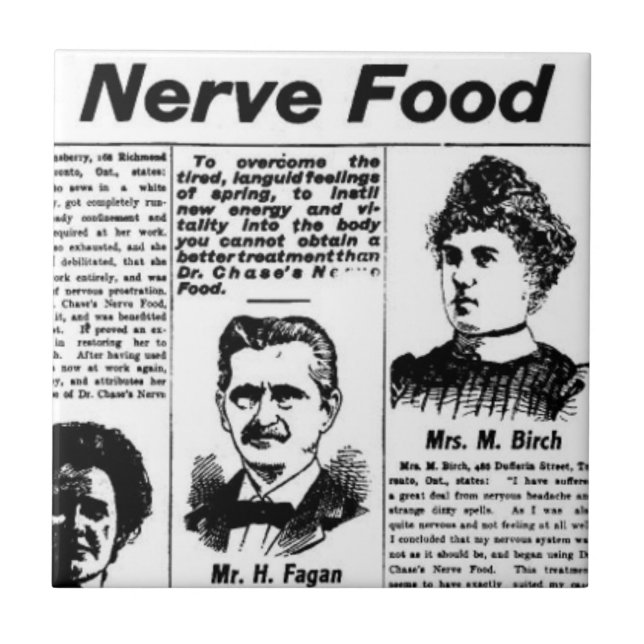 Toronto people vintage newspaper tile (Front)