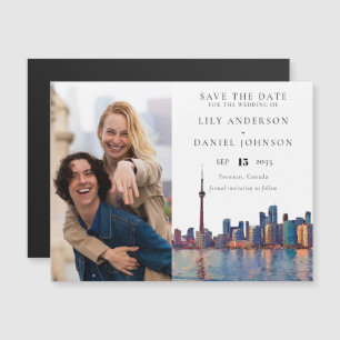 Toronto Photo Wedding Save The Date Magnetic Invitation