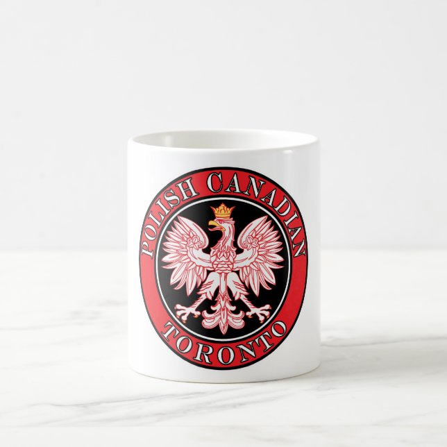 Toronto Polish Canadian Eagle Coffee Mug (Center)