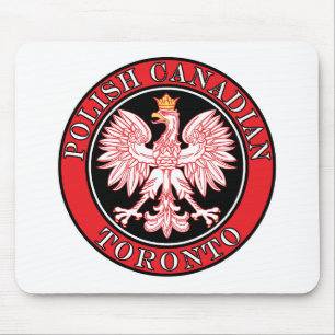 Toronto Polish Canadian Eagle Mouse Pad