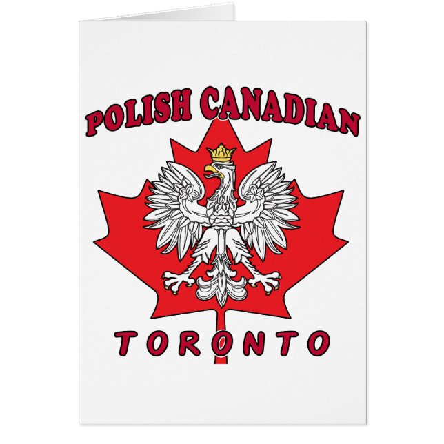 Toronto Polish Canadian Leaf (Front)