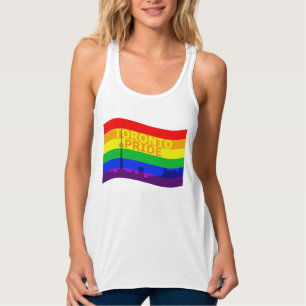 Toronto Pride Flag Wave Singlet