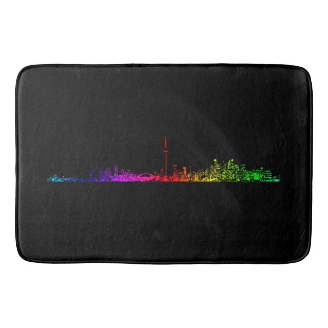 Toronto Rainbow Bath Mat (Front)