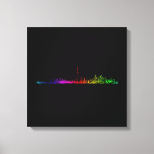 Toronto Rainbow Canvas Print
