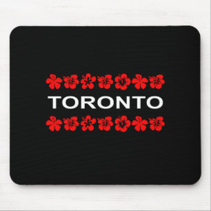 Toronto Red Aloha Bands Dark Colour Mouse Pad
