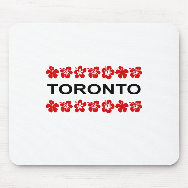 Toronto Red Aloha Bands Light-Colour Mouse Pad (Front)