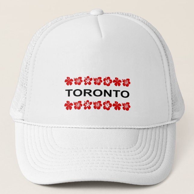 Toronto Red Aloha Bands Light-Colour Trucker Hat (Front)