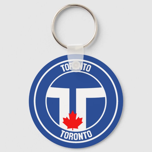 Toronto Round Emblem Key Ring (Front)